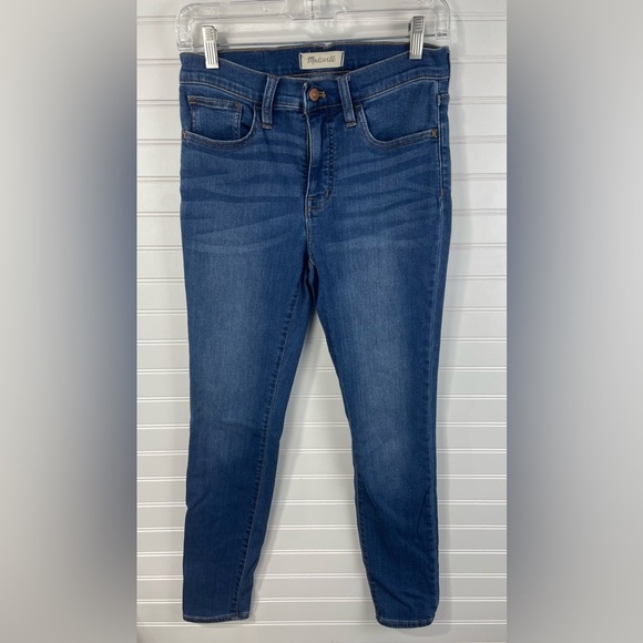 Madewell Denim - Madewell 9” Mid-Rise Skinny Blue Denim Jeans 26 Women’s EUC